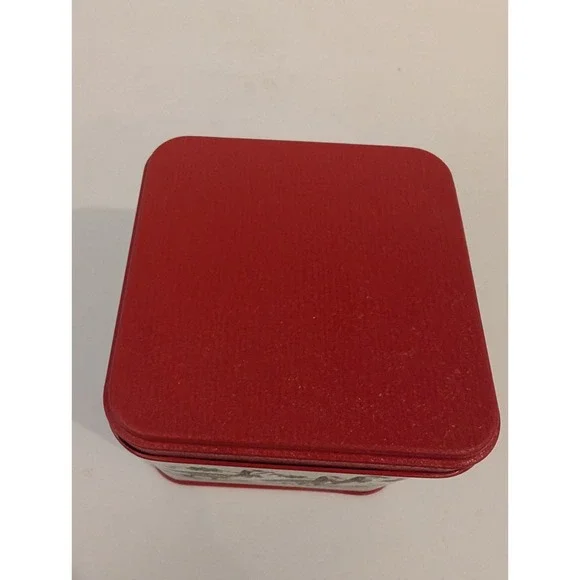 Vintage Christmas Geese Paper Coasters With Tin Potpourri Press Holiday 3.25" - Picture 9 of 15